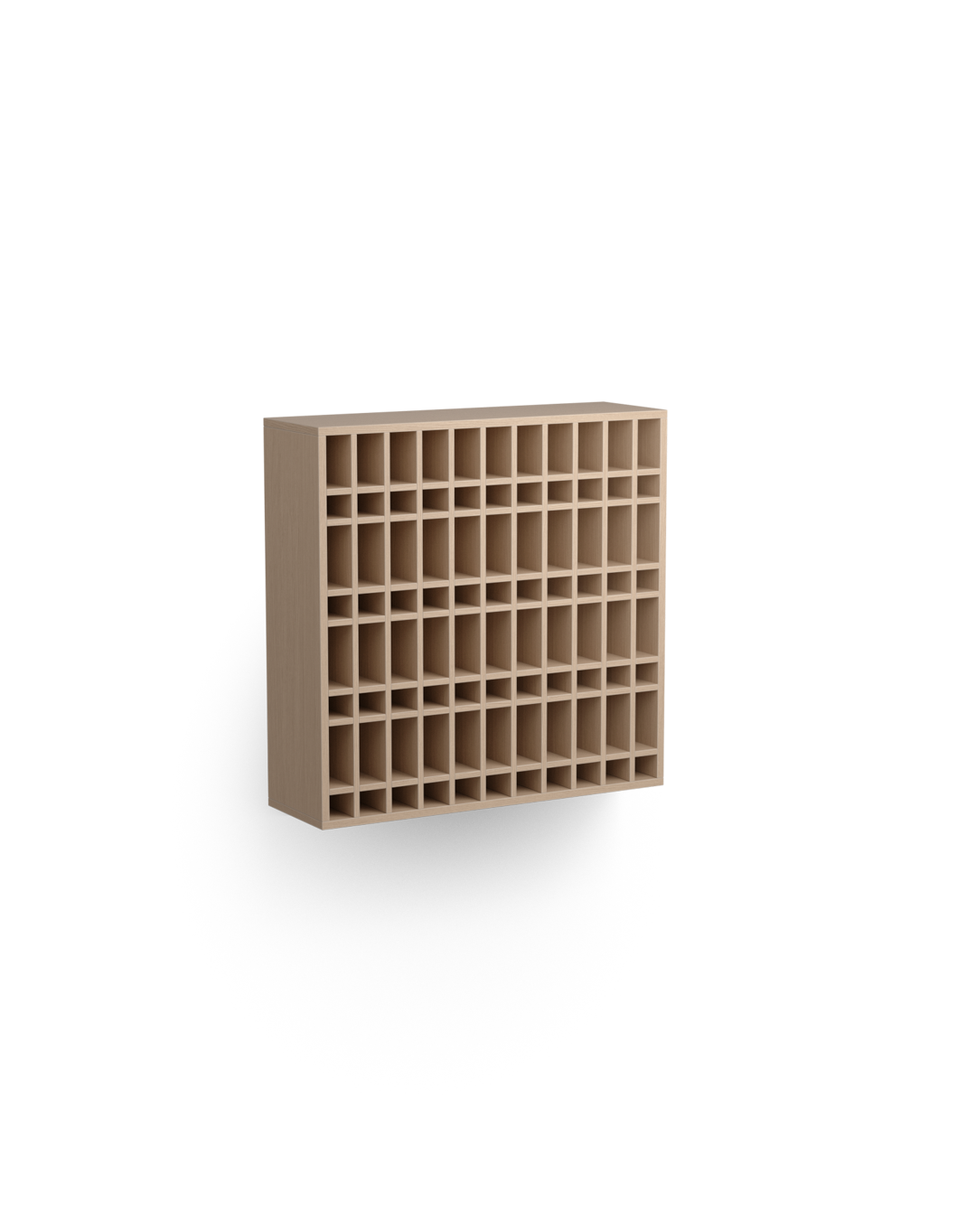 Colorbar tube rack - Wall-mounted color rack - Oak pattern